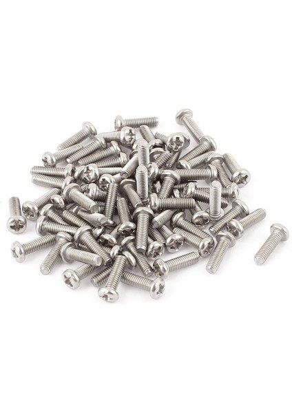 Srıwen M3 x 10MM 304 Paslanmaz Çelik Phillips Tava Başlı Vidalar Cıvata 60 Adet (Yurt Dışından)
