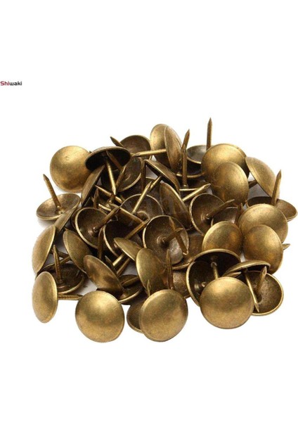 3X100 Adet Antik Bronz Döşeme Çivi Mobilya Çıtçıt/mevzi/pim 10X10MM (Yurt Dışından)