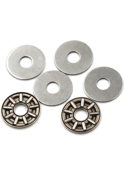 2 Takım AXK0619 Iki Pullu Itme Iğneli Rulman 6mm x 19MM x 2mm (Yurt Dışından)