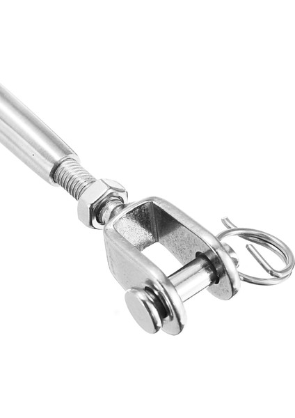 Paslanmaz Çelik Dıy Tel Korkuluk Kiti Çeneli Sıkma Çatalı ve Gözlü Cıvatalar Srmm (Yurt Dışından)