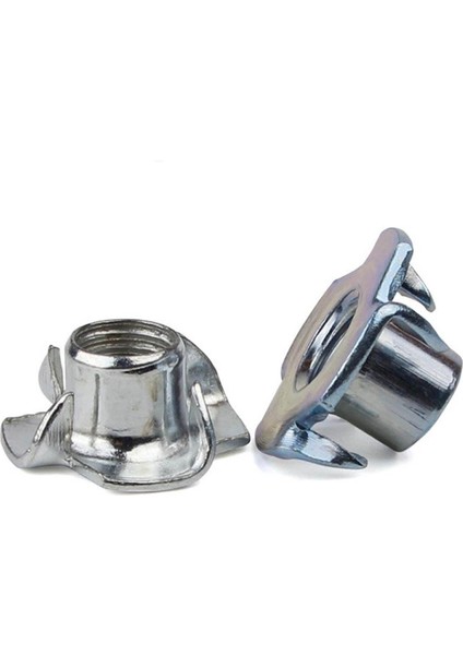 Quanbu 50 Adet M8 Metal Sabit T Somunlar Uçlu Tee Kör Somunlar Metrik (Yurt Dışından)