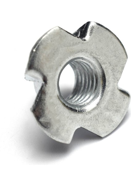 Quanbu 50 Adet M8 Metal Sabit T Somunlar Uçlu Tee Kör Somunlar Metrik (Yurt Dışından)