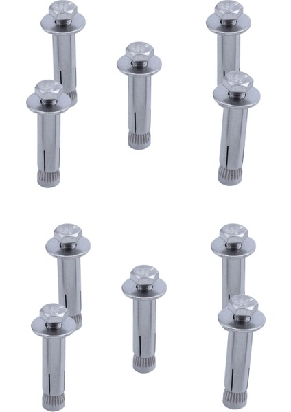 M6X40MM Onarım Parçası Altıgen Başlı Kol Genişletme Cıvatası Ankraj Vidaları 10 Adet (Yurt Dışından) indirimleri