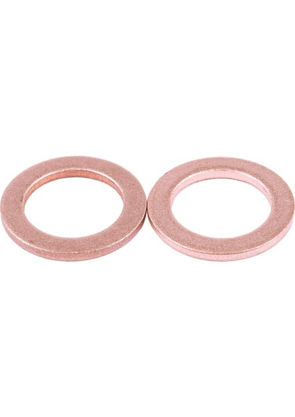 Quanbu 20 Adet 12MM x 18MM x 1.5mm Bakır Düz Yıkama Halkası Sızdırmazlık Parçaları (Yurt Dışından)