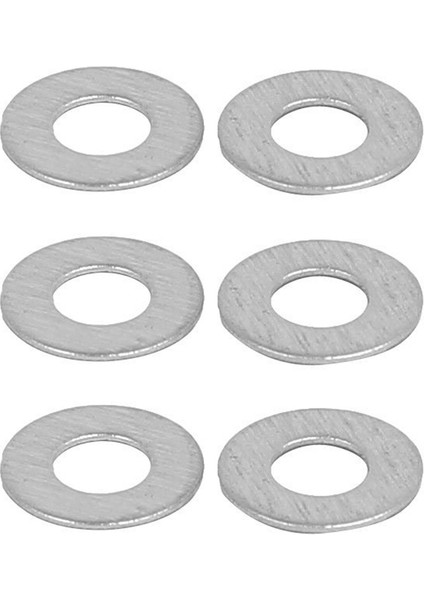 Metrik Pul Karışık (200 Paket) M3 M4 M5 ve M6 Form A Kalın Düz Pul Paslanmaz Çelik (Yurt Dışından)