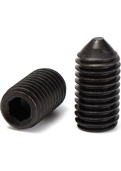 20 Adet M12 * 20MM Alaşımlı Çelik Hex Altıgen Lokma Seti Vidalar Sıkı Çekirdek Noktası Grub Vida (Yurt Dışından)