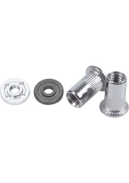 100 Adet M5 Paslanmaz Çelik Düz Kafa Dişli Perçin Somunu ve 2 Adet Yedek Açı Öğütücü Iç Dış Flanş Seti (Yurt Dışından) fiyatları