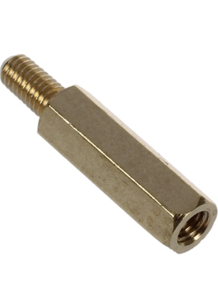 50 Adet Vidalı Pcb Stand-Off Spacer Hex M3 Erkek x M3 Dişi 15MM Uzunluk (Yurt Dışından)