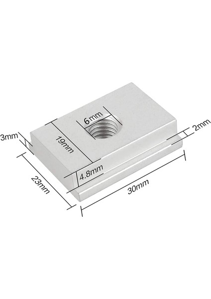 Lkpcıgcxm 6 Adet T-Yuva Somunları, M6 T-Ray Sürgülü Somunlar, Alüminyum Yuvalı Somunlar, Parça Sürgülü Somunlar,yuva Sabitleme Için Mobilya Yuvası Somunları (Yurt Dışından) modelleri