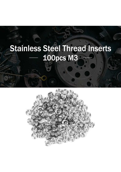100 Adet Iç Dişli Ekler M3 Paslanmaz Çelik Vida Tamir Takımı (Yurt Dışından) modelleri