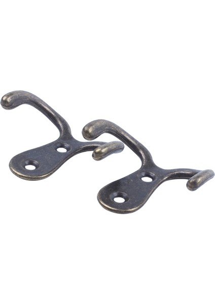 10 x Vida Kanca Retro Metal Çift Kanca Metal Duvara Montaj Askı Ceket Antik Bronz Şapkalar Için (Yurt Dışından) fırsatları