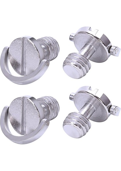 Zoroom Uzun Şaft D-Ring Vida 3/8 Inç-16 Konu Kamera Tripod Hızlı Bırakma Sabitleme Vidası Adaptörü (4'lü Paket) (Yurt Dışından) fiyatları