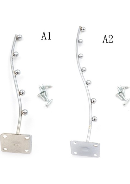 Yeni Duvara Montaj Dalgalı Şelale Askı Rafı 7 Boncuklu Konfeksiyon Ekran Kancası (Yurt Dışından)