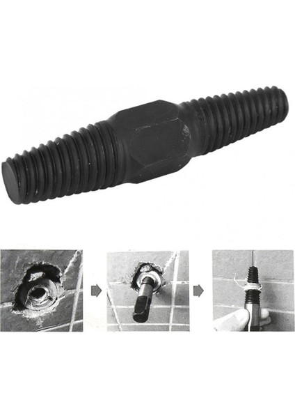 Çift Kafa Boru Kırık Cıvata Hasarlı Vida Matkap Uçları Çıkarıcı Sökücü Aracı (Yurt Dışından)
