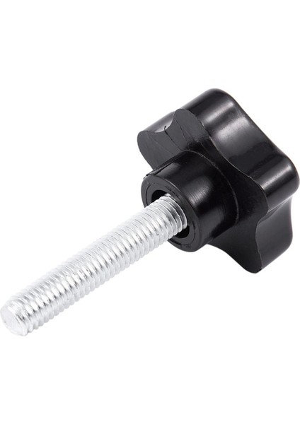 4x M8 x 40MM Vidalar Yıldız Başlı Kanat Vida Kelepçe Topuzu Kolu Siyah (Yurt Dışından)