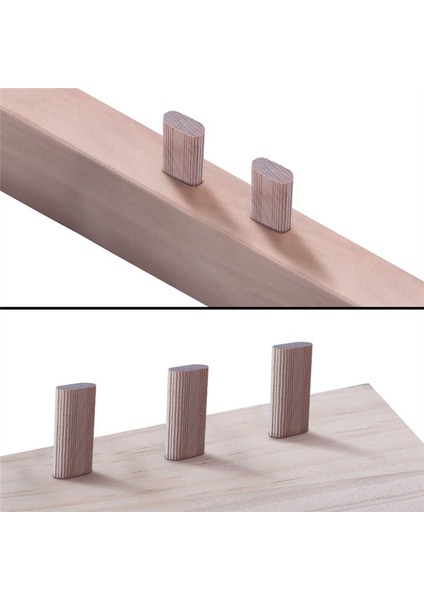 100 Adet 6mm Domino Ahşap Dübel Konnektörleri, Kayın Ahşap Fişler, Ağaç Işleme Mobilya Ekleme Konnektörleri Dayanıklı Kolay Kurulum (Yurt Dışından)