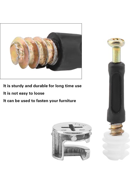 Mobilya Bağlantı Elemanı Saplaması Gümüş Kalınlaştırılmış Ağır Hizmet Konektörü Kam Kilidi Bağlantı Vidası (Yurt Dışından) indirimleri