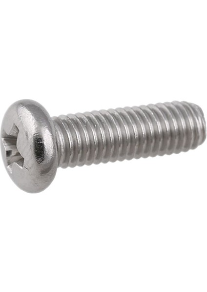 Flyeer M3 x 10MM 304 Paslanmaz Çelik Phillips Tava Başlı Vidalar Cıvata 60 Adet (Yurt Dışından)
