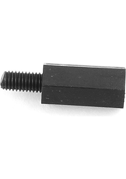 Quanbu 100 Adet M3 12MM + 6mm Naylon Ara Parça Hex Anakart Için Stand-Off Ayağı (Yurt Dışından)