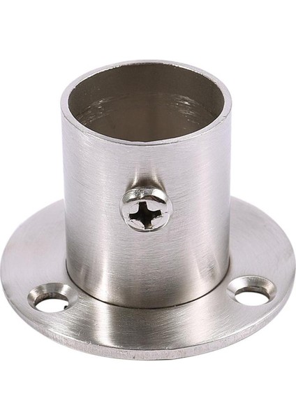 Dolap Gardırop 22MM Dia Boru Asılı Ray Çubuk Sonu Destek Braketi (Yurt Dışından)