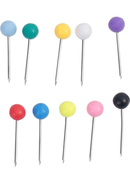 Harita Raptiyeleri Çelik Uçlu Plastik Başlıklı, 4mm, 500 Adet (Yurt Dışından) fırsatları