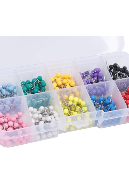 Harita Raptiyeleri Çelik Uçlu Plastik Başlıklı, 4mm, 500 Adet (Yurt Dışından) indirimleri