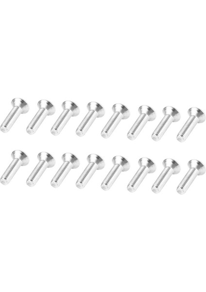 Quanbu 100 Adet 304HC Paslanmaz Çelik Altıgen Havşa Düz Başlı Cıvata Vidalar M3X12MM (Yurt Dışından)