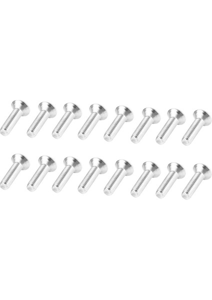 Quanbu 100 Adet 304HC Paslanmaz Çelik Altıgen Havşa Düz Başlı Cıvata Vidalar M3X12MM (Yurt Dışından)