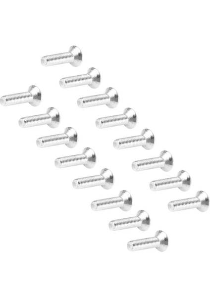 Quanbu 100 Adet 304HC Paslanmaz Çelik Altıgen Havşa Düz Başlı Cıvata Vidalar M3X12MM (Yurt Dışından)