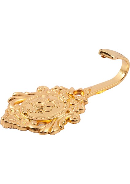 Flyeer Gül Desen Vintage Alaşım Perdelik Perde Holdbacks Tieback Kancaları 2 Adet (Altın) (Yurt Dışından) fırsatları