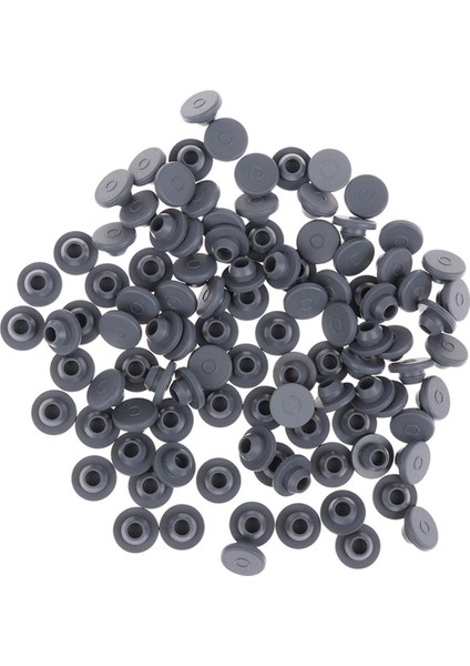 13MM Cam Şişeler Eatop Için 100 Adet Kauçuk Tıpa Kendinden Sızdırmazlık Enjeksiyon Bağlantı Noktaları (Yurt Dışından)