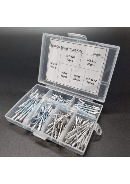 Mobilya Çeşitleri Kiti Için 180 Adet Tırnak Dekorasyon Alüminyum Kör Perçin Perçin Kitleri (Yurt Dışından) fırsatları