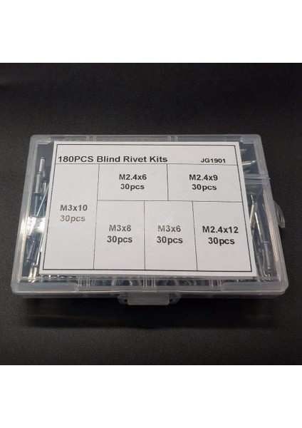 Mobilya Çeşitleri Kiti Için 180 Adet Tırnak Dekorasyon Alüminyum Kör Perçin Perçin Kitleri (Yurt Dışından) indirimleri