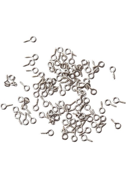 1000 Saplı Gümüş Kolye Piton Vidaları 8X4MM (Yurt Dışından) modelleri