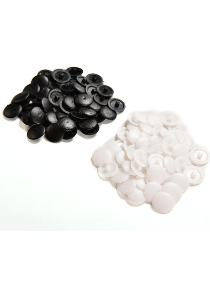 [allgood] 50/200X Plastik Vidalı Kapak Kapakları Klipsli Pozi Kafa Siyah Beyaz Renkler (Yurt Dışından) indirimleri