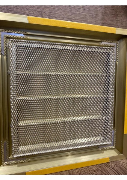 30X34 Alüminyum Menfez Yüzeysel Hareketli Altın Krom fırsatları