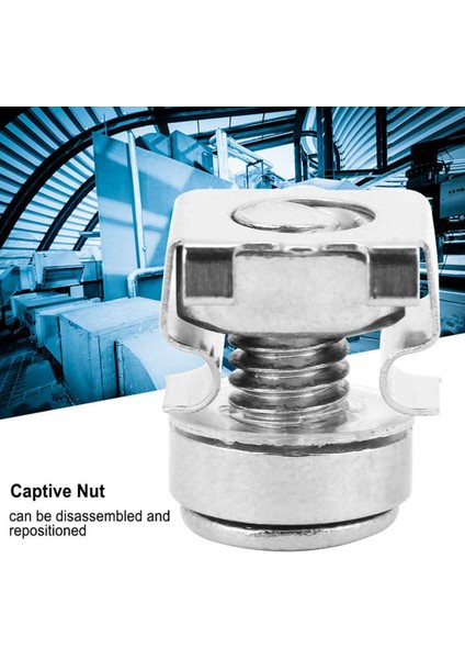 20 Adet Raf Vidaları ve Kafes Somunları Kabine Montaj Veri Ağı Çeşitli Kit (Yurt Dışından)