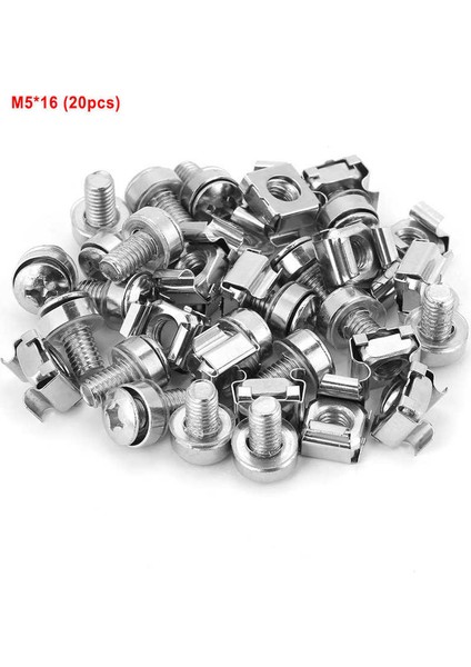 20 Adet Raf Vidaları ve Kafes Somunları Kabine Montaj Veri Ağı Çeşitli Kit (Yurt Dışından) fırsatları