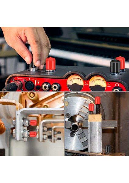 200 Pcs Kauçuk Uç Kapakları Konu Cıvata Koruyucu Kapaklar 9 Boyutunda Siyah Kırmızı Plastik Döner Kapaklı Şişeler Kapakları (Yurt Dışından) fiyatları