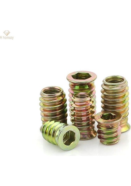 10 Adet M6 * 13 Ahşap Ekleme Vidaları Altıgen Soket Konuları Cıvata Mobilya Için Sabitleme (Yurt Dışından) modelleri