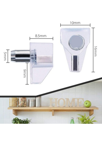 100 Adet Temizle Raf Destek Mandalları-5 mm Dolap Raf Klipleri, Raf Tutucu Pimleri Braketi Çelik Pim Dolap Mobilya Için (Yurt Dışından) indirimleri