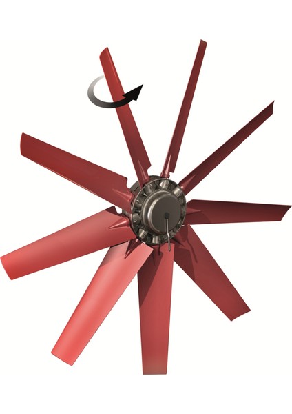 Cleanfıx Fan - Hidromek 640 Wl - Kanatları 180° Dönebilen Radyatör Temizleyen Fan