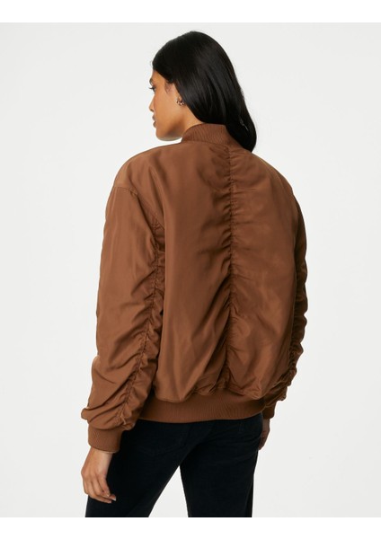 Relaxed Fit Bomber Ceket