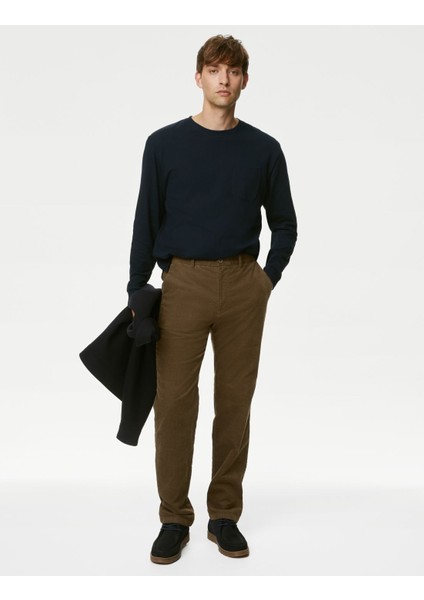 Marks & Spencer Regular Fit Kadife Chino Pantolon