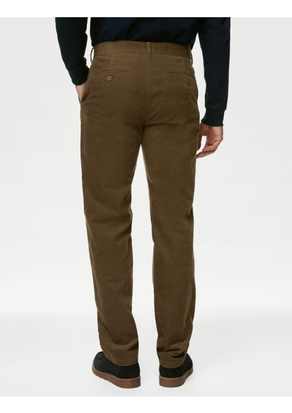 Marks & Spencer Regular Fit Kadife Chino Pantolon