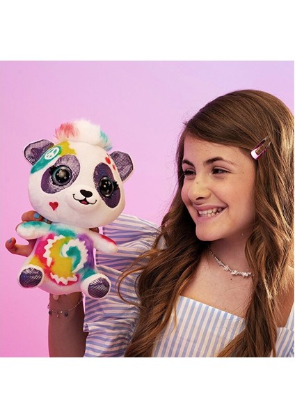 Mega Oyuncak Airbrush Plush Peluş Panda OFG257