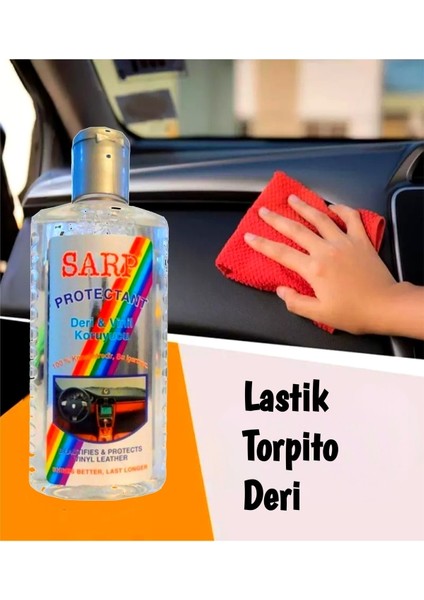 Sarp Vinil ve Deri Koruyucu Lastik Parlatıcı Jel 200ML-2 Adet