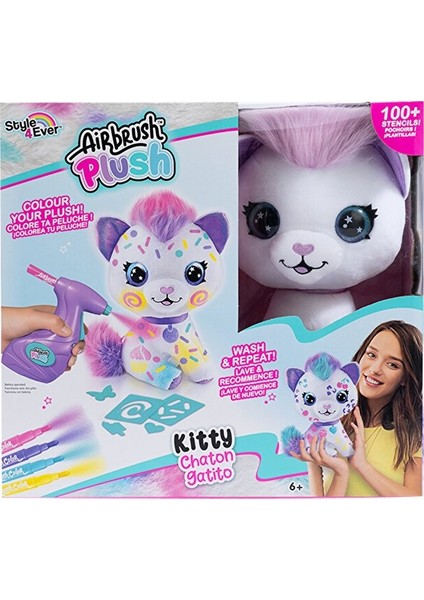 Airbrush Plush Peluş Kitty OFG272