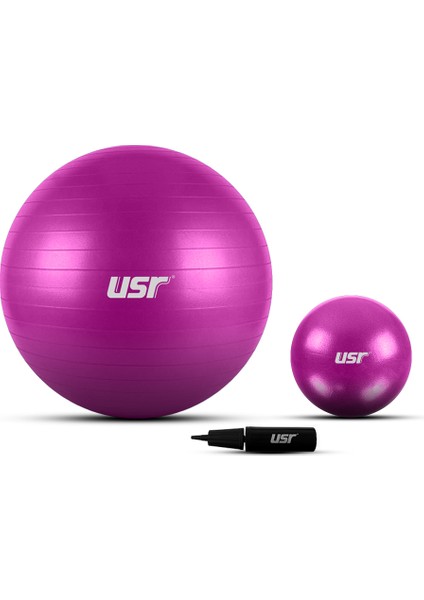 25652B 25+65 Cm Pilates Topu + Pompası