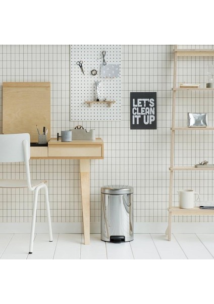 Çöp Kovası Newicon Brillant Steel Pedallı Çöp Kutusu 12LT 113581 fiyatları